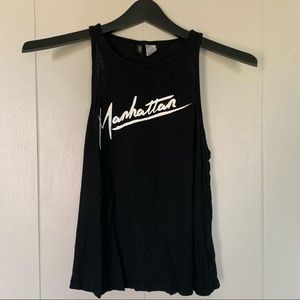 H&M black tank top